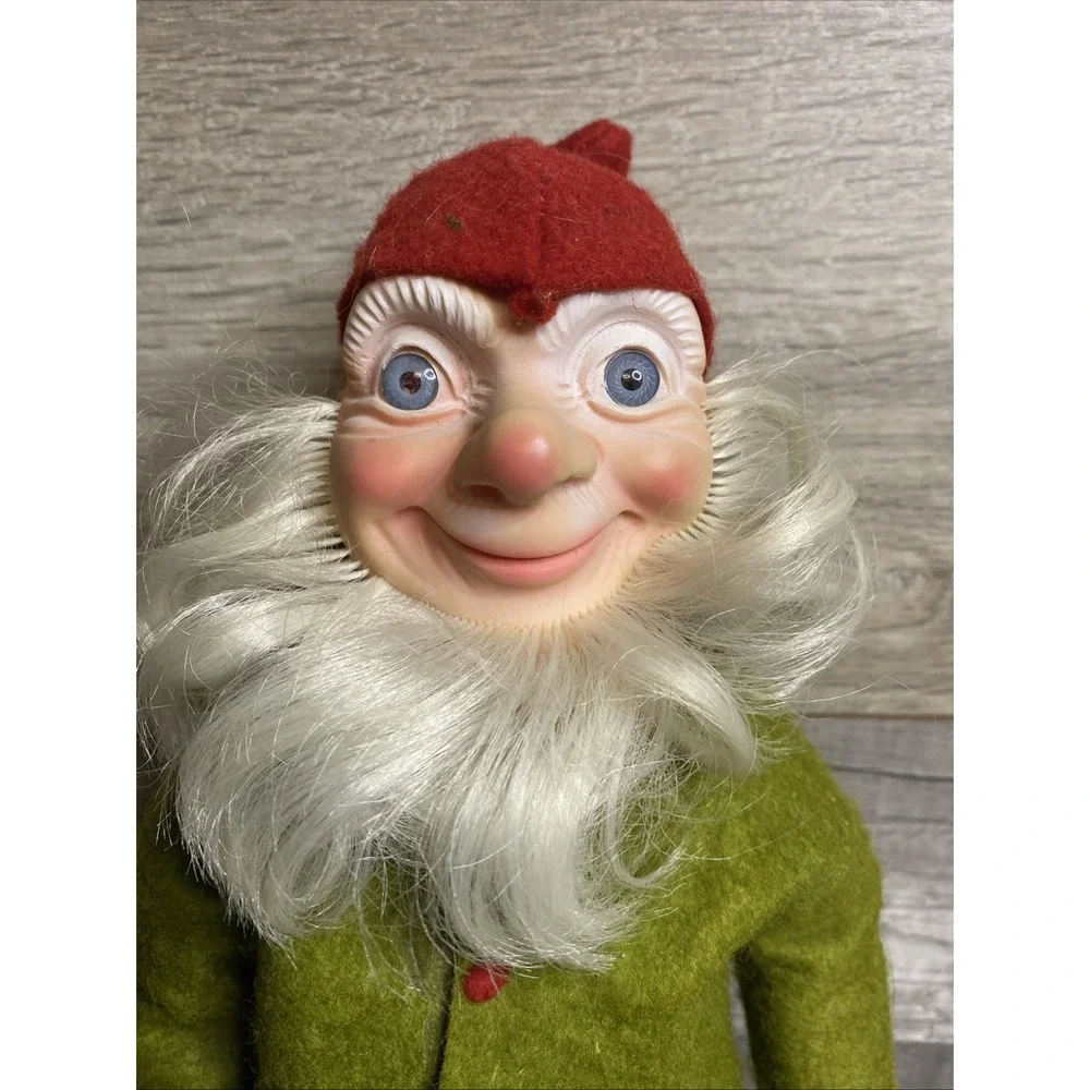 Vtg CROLLY Larry the Lucky Leprechaun Doll Made in Ireland 13